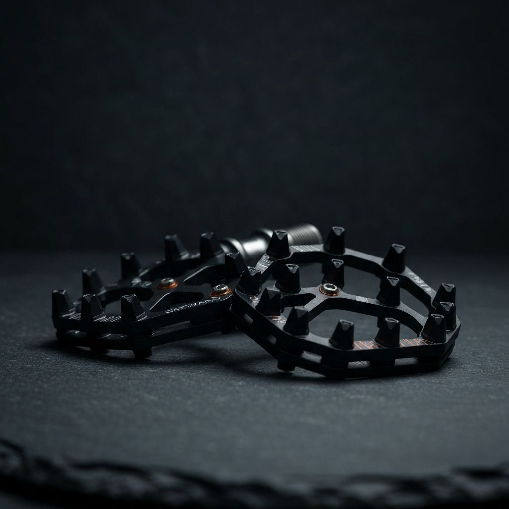 CNC machined mountain bike pedals
